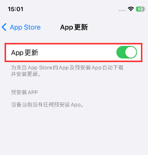 岗巴苹果15维修中心如何让iPhone15APP自动更新